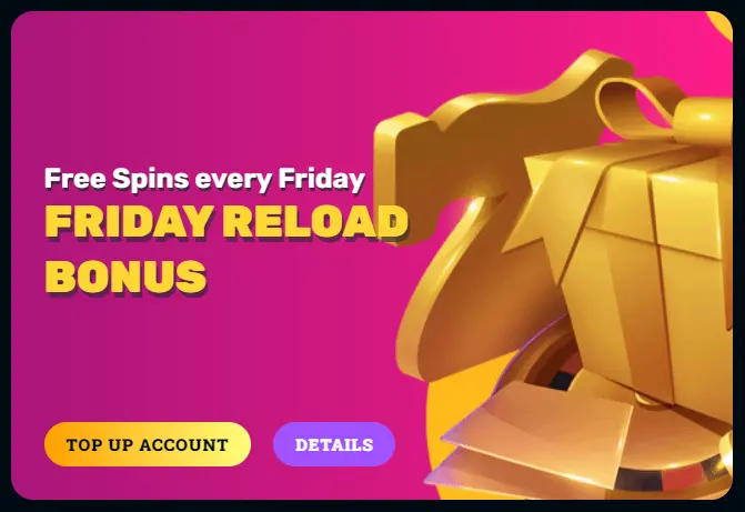 Free Spins Every Fiday Bonus with Promo Codes