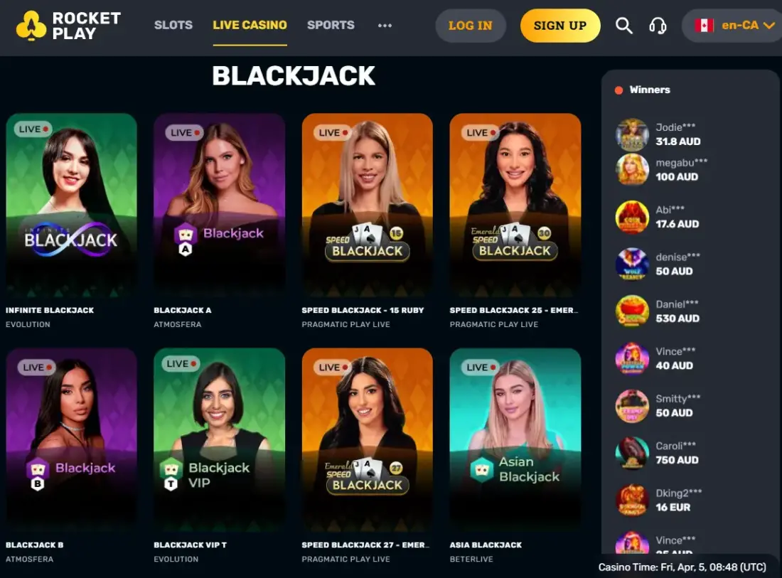 Blackjack Games