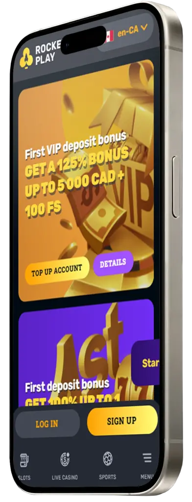 Bonuses at RocketPlay Casino Mobile