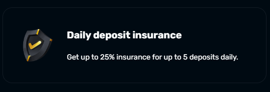 Daily Deposit Insurance