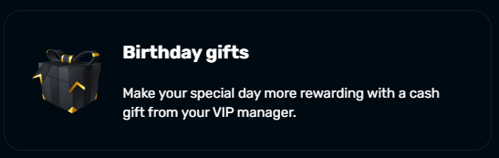 Birthday Gifts at Rocket Play Loyalty Program