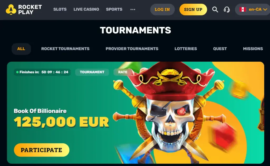 Book Of Billionaire Tournament