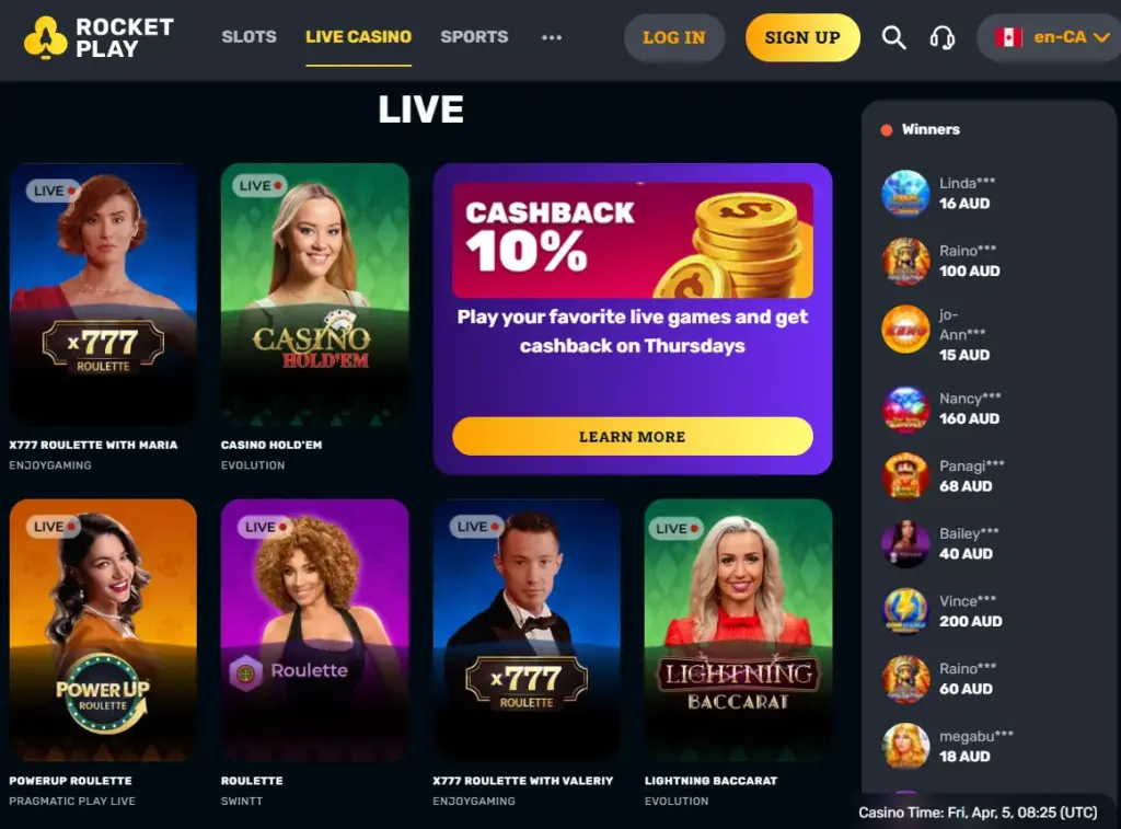 Live Casino Games