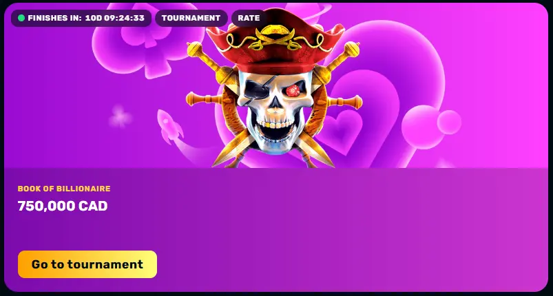 Rocket Play Tournaments Book of Billionaire