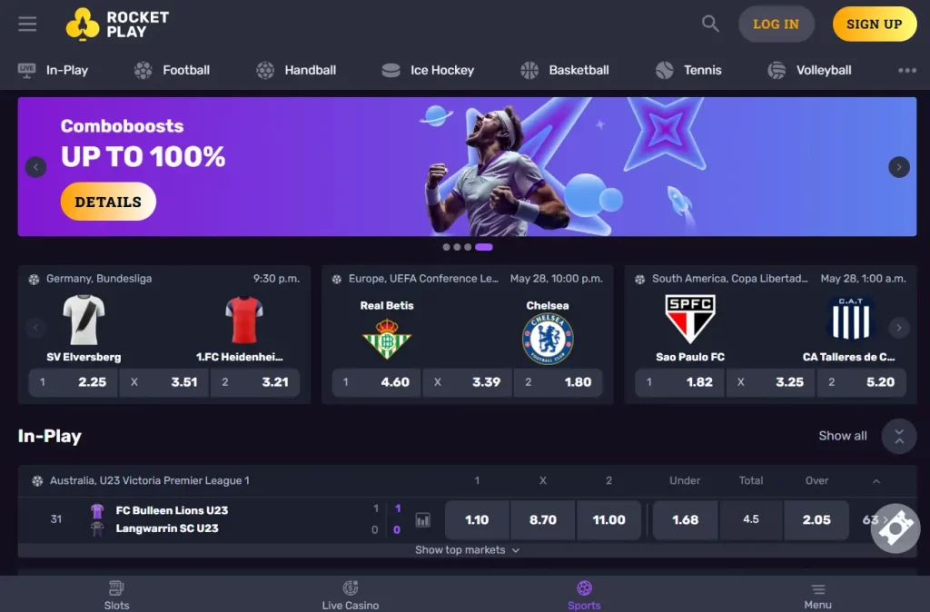 RocketPlay Sports Betting